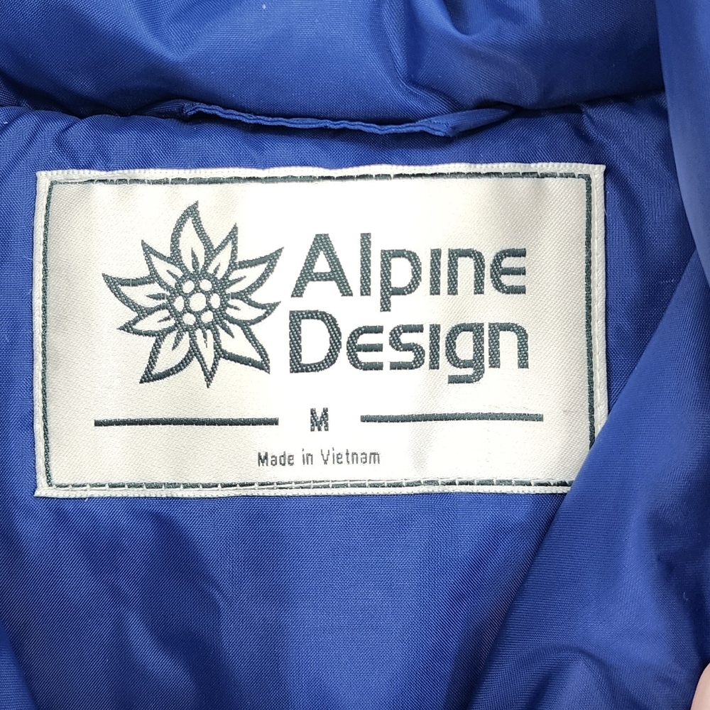 Alpine Design Blue Puffer Jacket - Picture 5 of 6